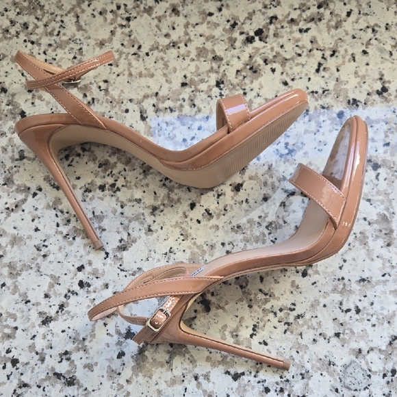 Steve Madden Brown Strappy Heels - Picture 6 of 11